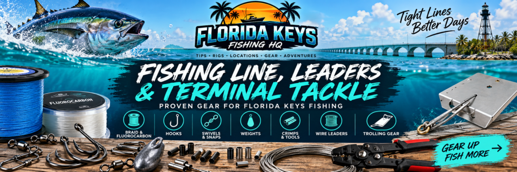 Fishing line, leaders and terminal tackle for Florida Keys fishing