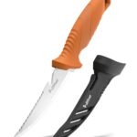 Stainless steel fishing bait knife